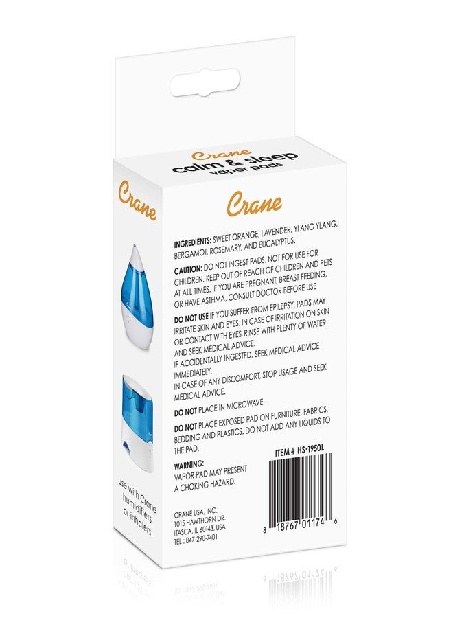 كرين وسادات مرطب الهواء الطبيعية من كرين برائحة اللافندر والبرتقال مع بخار مهدئ، مناسبة لجميع أنواع أجهزة الترطيب وأجهزة الاستنشاق، 12 قطعة - Image 3